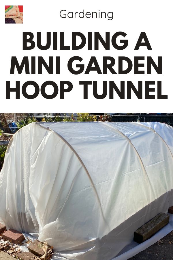 Mini Garden Hoop Tunnel - pin
