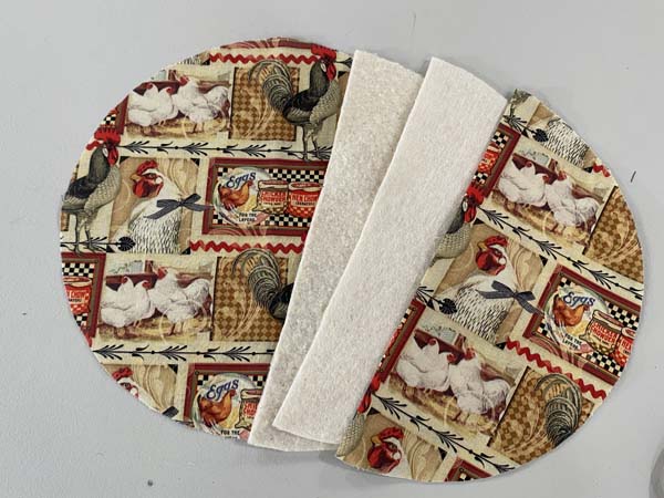 Mini Oven Mitts 7 Half Circles Cut