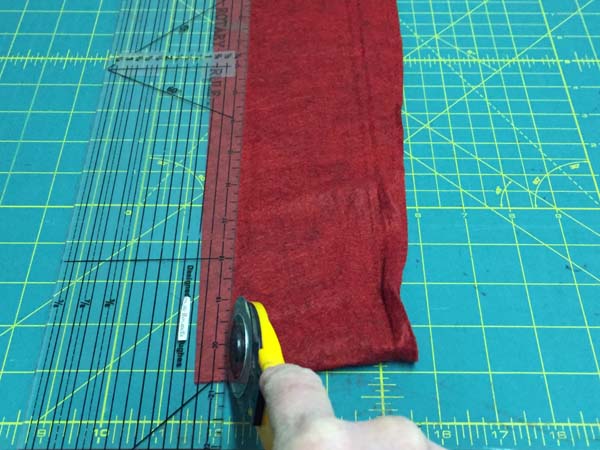 Mini Christmas Wreath Ornament Cut Strips