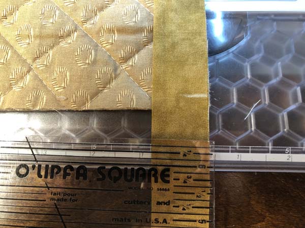 Mitered Corner 3 Marked Stop