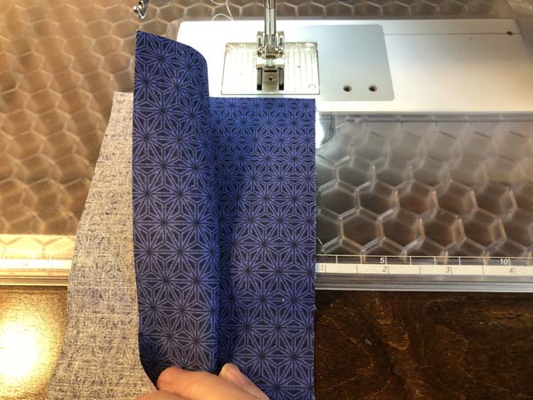 Mock French Seam 1 Fabric Right Sides Together