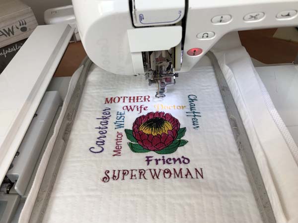 Mothers Day Pillow Embroidery
