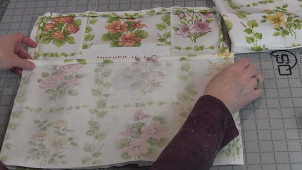 Mothers Day Pillow with Cording First Backing Piece