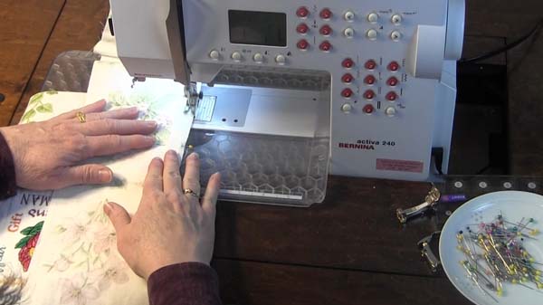 Mothers Day Pillow with Cording Sew Side Borders