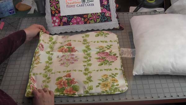 Mothers Day Pillow with Cording Turned Back