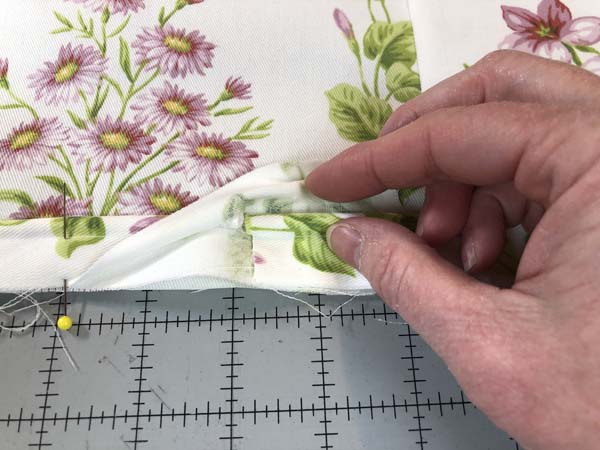 Mothers Day Pillow with Cording coming together