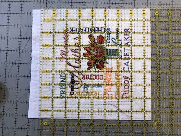 Mothers Day Pillow with Lace Trim