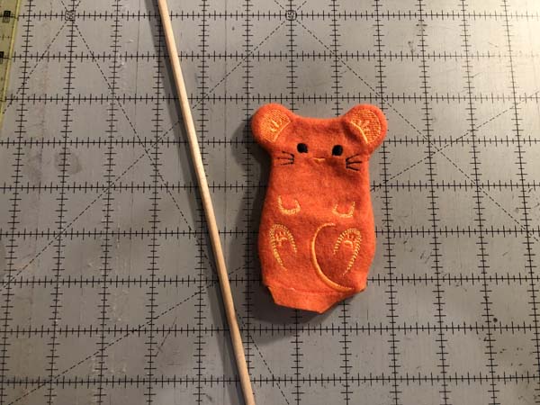 Mouse Cat Toy 12 Mouse Turned right side out