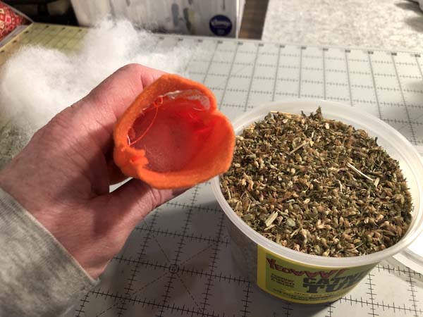 Mouse Cat Toy 13 Stuff ears and head