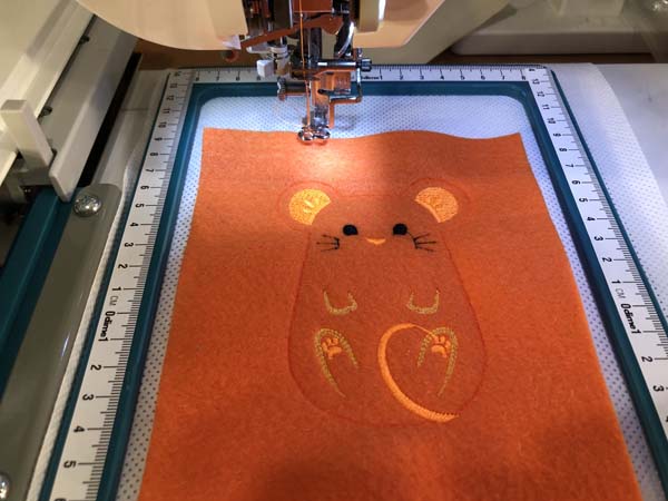 Mouse Cat Toy Stitching 3 Features Stitched