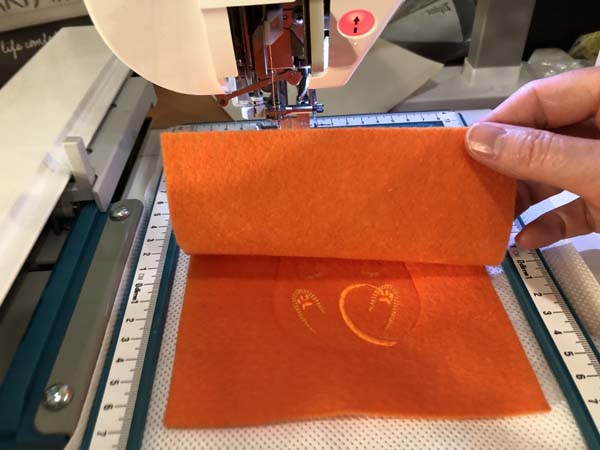 Mouse Cat Toy Stitching 4 Place Backing Fabric