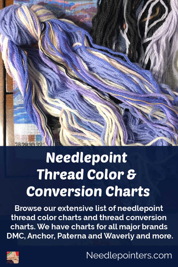 Needlepoint Thread Color & Conversion Charts