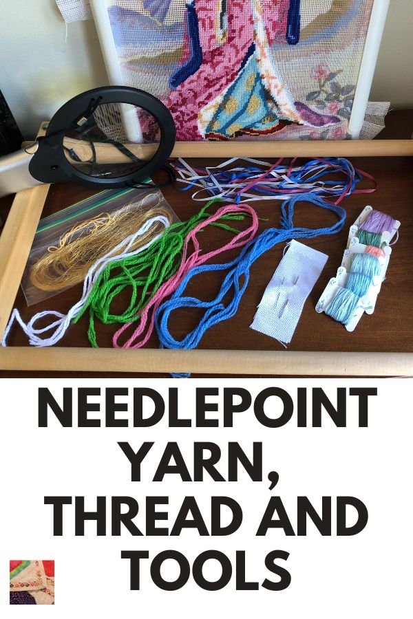 Needlepoint Yarns, Threads, and Tools