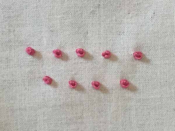 Needlework Colonial Knot More Knots