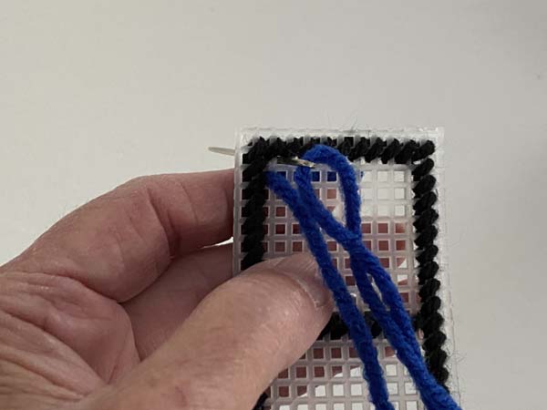 Nine Patch Bookmark 13 Scotch Stitch