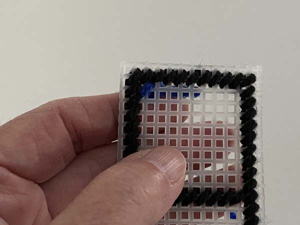 Nine Patch Bookmark 14 Scotch Stitch