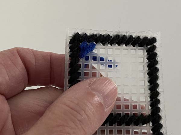 Nine Patch Bookmark 15 Scotch Stitch