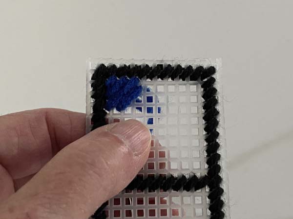 Nine Patch Bookmark 17 Scotch Stitch