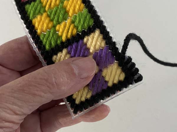 Nine Patch Bookmark 22 Overcast Stitch