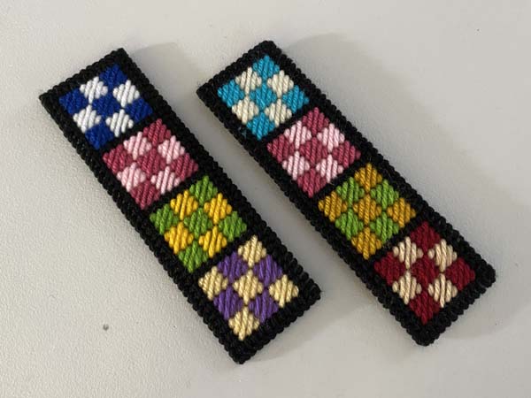 Nine Patch Bookmark 25 Two Finished