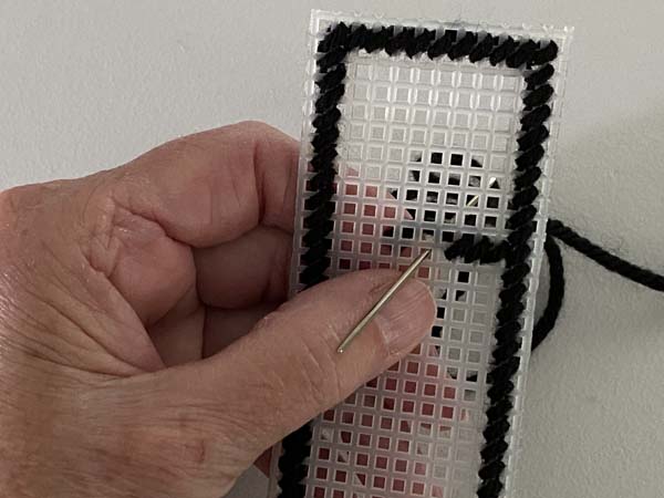 Nine Patch Bookmark 9 Stitch Horizontal