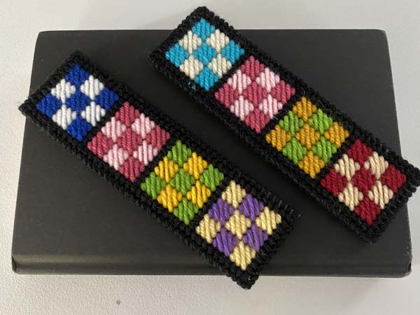 Nine Patch Bookmark Two Finished