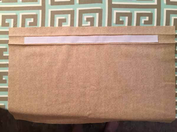 Nine Patch Pillow - Back Closure