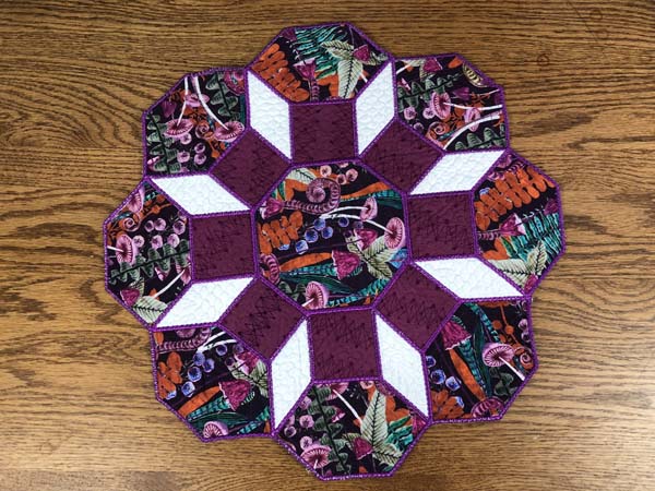 Octagon Splendor Placemats Mushrooms