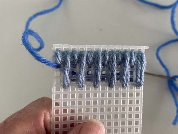 Ombre Boomark Bring Needle Up From Back