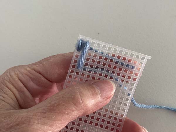 Ombre Boomark Completed second stitch