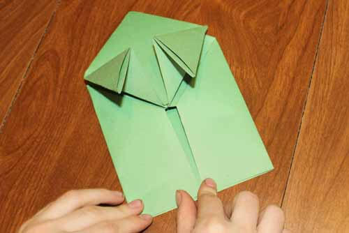 Origami Frog: Step 12