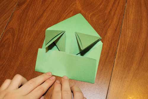 Origami Frog: Step 14