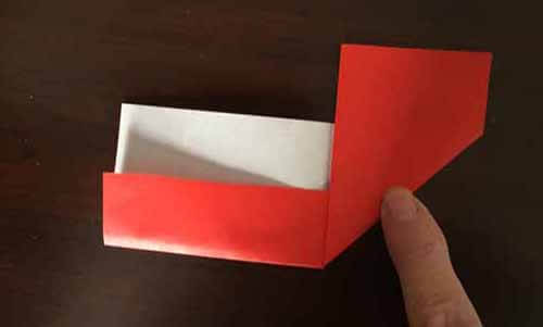 Origami Heart Tutorial - Fold Sides