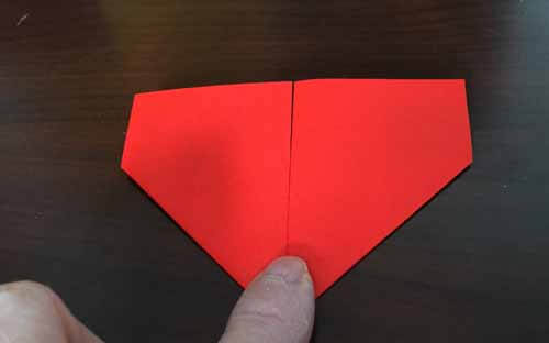 Origami Heart Tutorial - Sides Folded