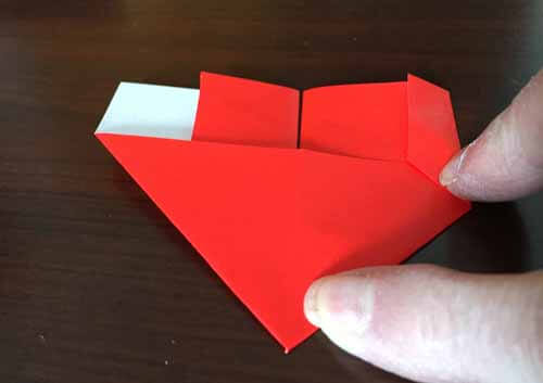 Origami Heart Tutorial - Fold Sides Inward