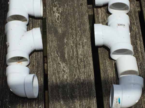 PVC Pipe Planter - Place Spacers