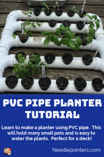 PVC Pipe Planter Tutorial - pin