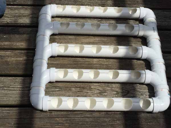 PVC Pipe Planter - Ready for Plants