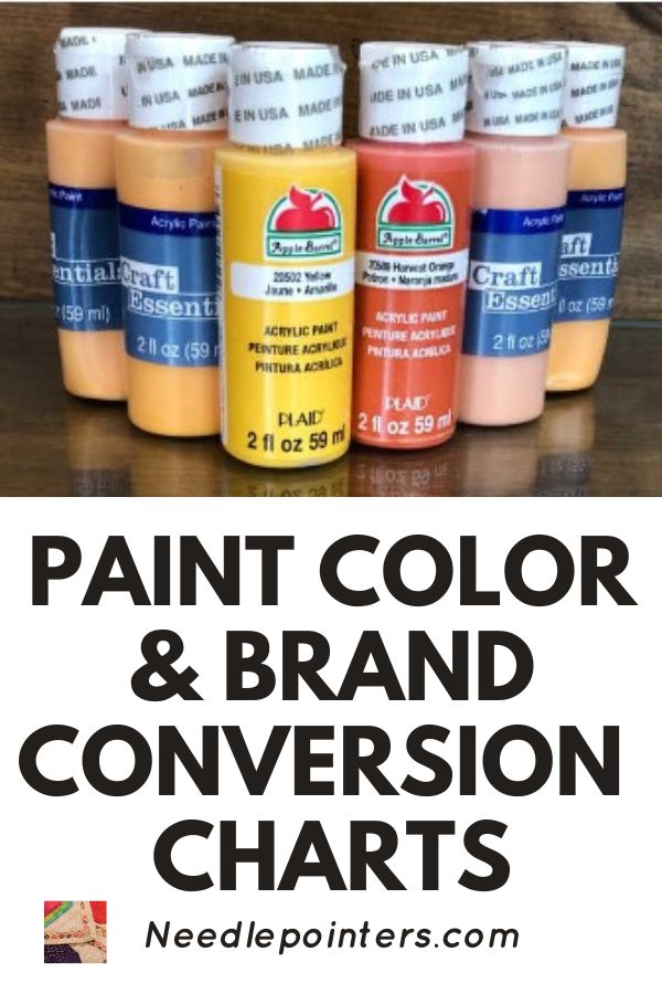Paint Color and Brand Conversion Charts
