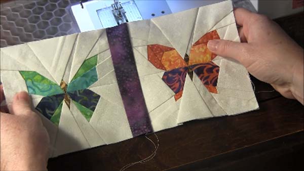 Paper Pieced Butterfly Wall Hanging Add 2nd Butterfly