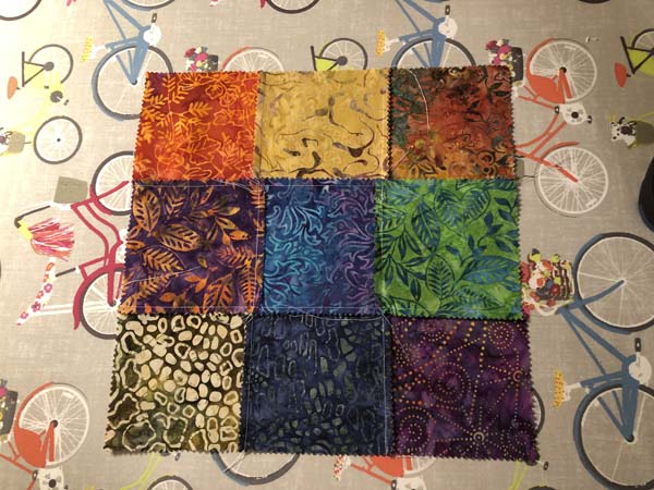 Paper Pieced Butterfly Wall Hanging Backing