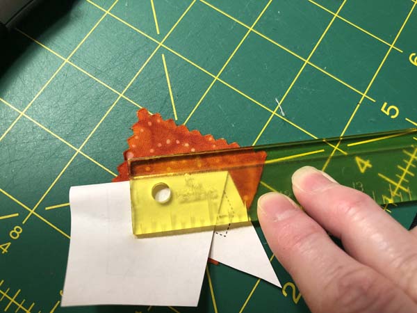 Paper Pieced Butterfly Wall Hanging Place Ruler