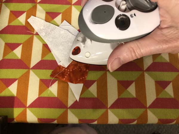 Paper Pieced Butterfly Wall Hanging Press Open