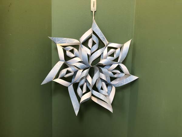 Paper Snowflake Light blue