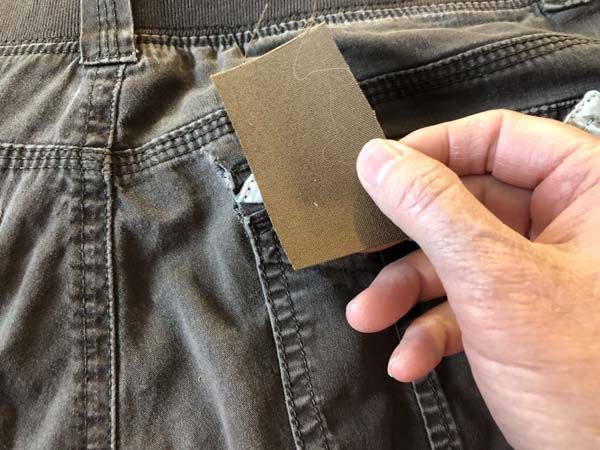 How to Mend: How to Patch a Hole in Jeans or Pants 
