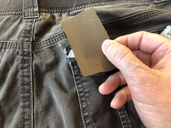 Patch Holes By Pockets In Pants Patch Larger Than Hole