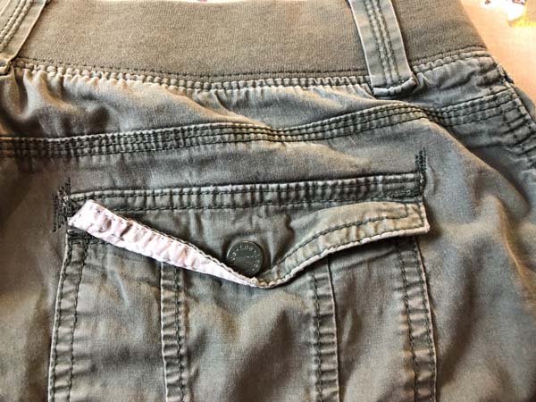 Patch Holes By Pockets In Pants Patches Completed Outside