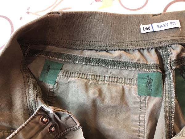 Patch Holes By Pockets In Pants Patches Shown From Inside