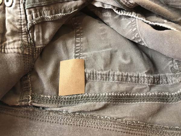 Patch Holes By Pockets In Pants Place Patch Over Hole