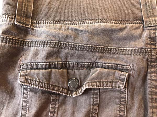 Patch Holes By Pockets In Pants Sewn Patch